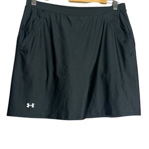 Under Armour Heath Gear Active Golf Black Skort Skirt, size M